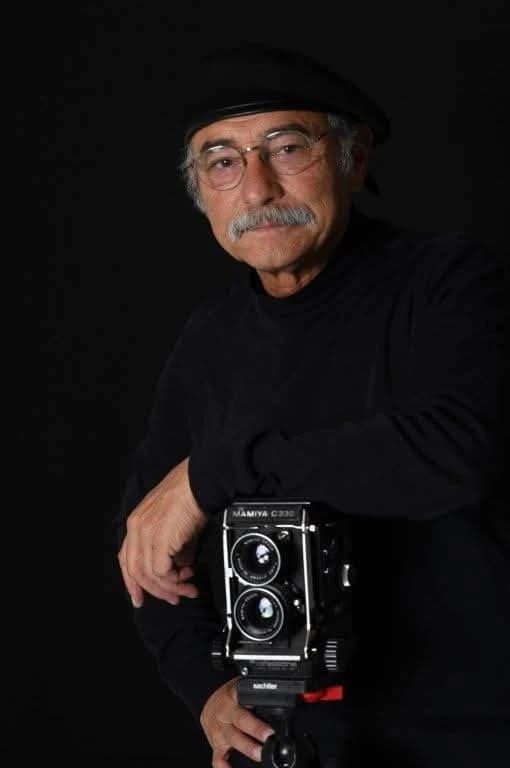 John Castillo with his Mamiya C330